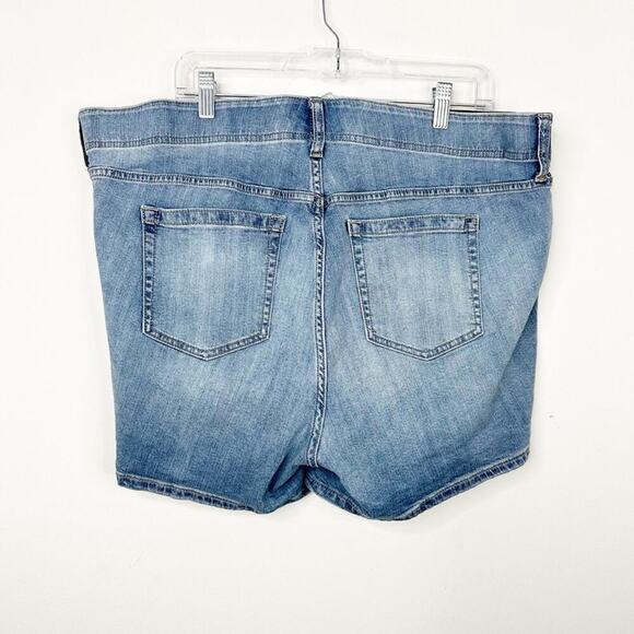 TORRID | 5 Inch Vintage Stretch High-Rise Big Front Pockets Denim Shorts Sz. 20 - Picture 3 of 3